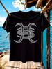 Heroes Del Silencio E Bunbury Logo Tshirt - Black with Wh...