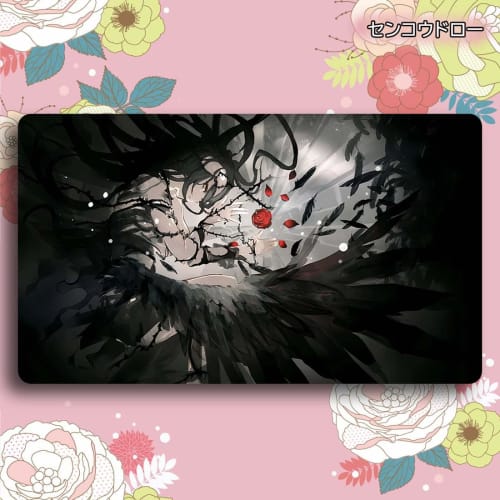 Senkou Draw Card Game Playmat/Mouse Pad, Overlord Albedo, Anime Goods, Universal TCG Playmat with Storage Case, Anime Moe, No Card Frame (60cm X 35cm