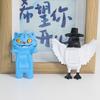 Blind Box Action Figure, Cute Desktop Display Model Toys Gifts for FansK-POP Demon Hunters Lie Down Angel Phone Sticker Decor,