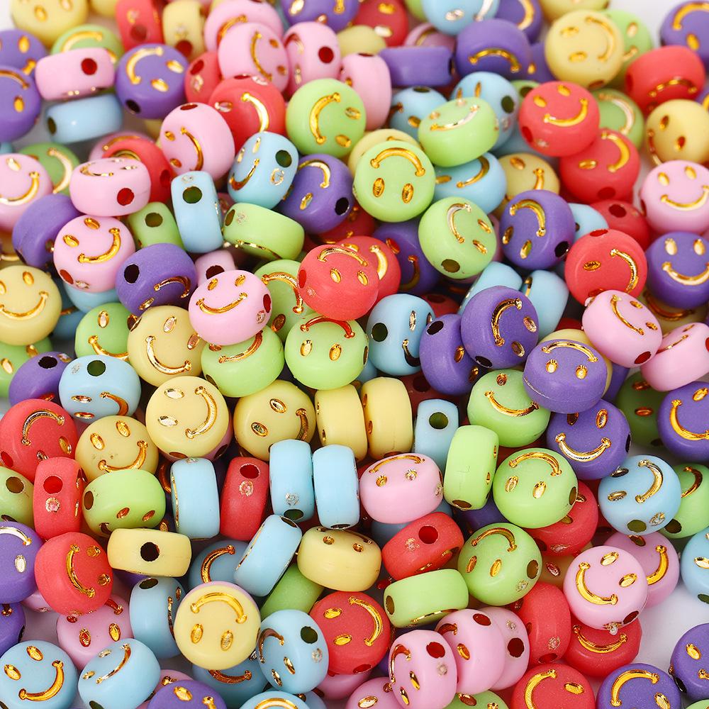 Acrylic Letter Beads for Kids' Jewelry Making – Educational DIY Beading Accessories