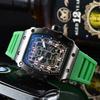 New Hollow Non-mechanical Pointer Single Calendar Unisex Quartz Watch Barrel Watch
