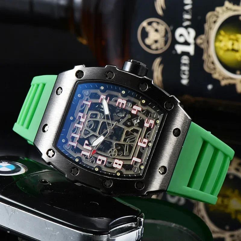 New Hollow Non-mechanical Pointer Single Calendar Unisex Quartz Watch Barrel Watch