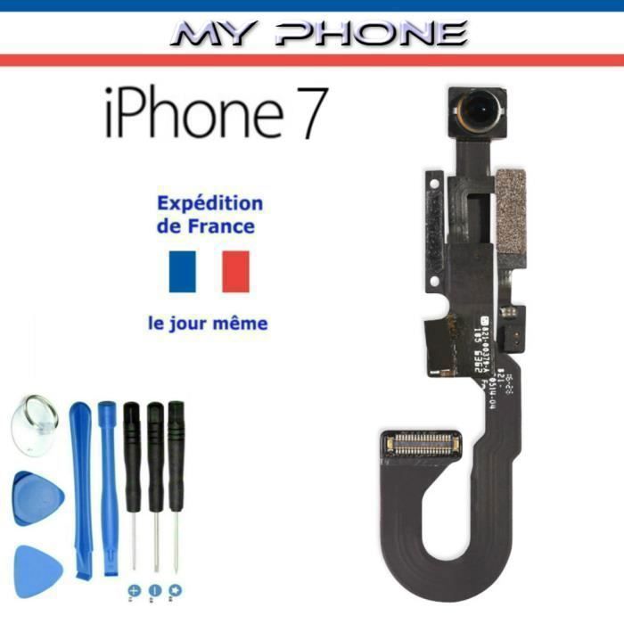 FRONTKAMERA für APPLE IPHONE 7 und Modul Näherungssensor + Helligkeit Kamera Flexkabel Vorderseite + 8-teiliges Werkzeugset