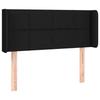 3123212 vidaXL LED Headboard Black 83x16x78-88 Cm Fabric