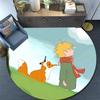 The Little Prince2 Round Area Rug,Carpet Rug for Living Room Bedroom Sofa Playroom Decor,Non-slip Floor Mat