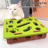 1 Stück Katzenspielzeug Filz-Puzzlebox Katzensportspielzeug mit Ball Indoor-Sport Unterhaltung Jagd-Katzenspielzeug für Wohnungskatzen