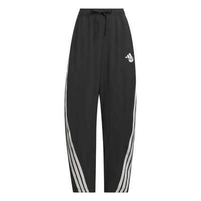 Climacool Woven Tracksuit Bottoms Fashion Quick-Dry Loose Fit Striped Casual Pants Women Bottoms Black KC1492