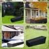 1/2Pcs Outdoor Garden Sunbed Cover Sun Lounger Cover Waterproof Garden Rattan Patio Lounge Chair Recliner Furniture Protector