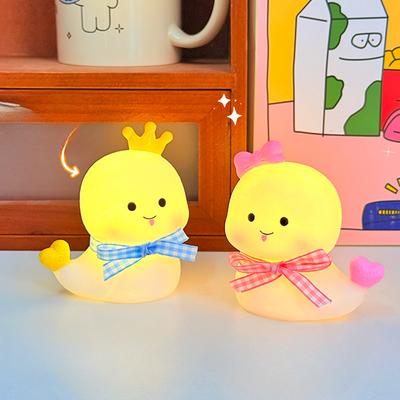 Cartoon Little Snake Night Light Creative Bedroom Bedside Light Ambient Light Children's Luminous Toy