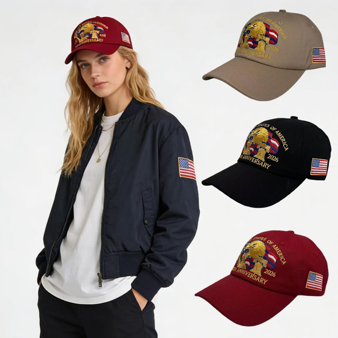 My Extreme Outdoor Activities Women's Navy Blue 250Th Anniversary Of Usa Baseball Cap, Patriotic Theme With Eagle & Flag, Adjustable Hat For Daily Outdoor Life