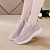 Autumn New Breathable Fly-woven Sneakers Fly-woven Mesh Flat-bottomed Lightweight Soft-soled Running Shoes