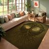Mystical Life Tree Rug Soft Non-Slip Washable Area Carpet Vintage Forest and Moon Floor Mat for Living Room Bedroom Minimalist