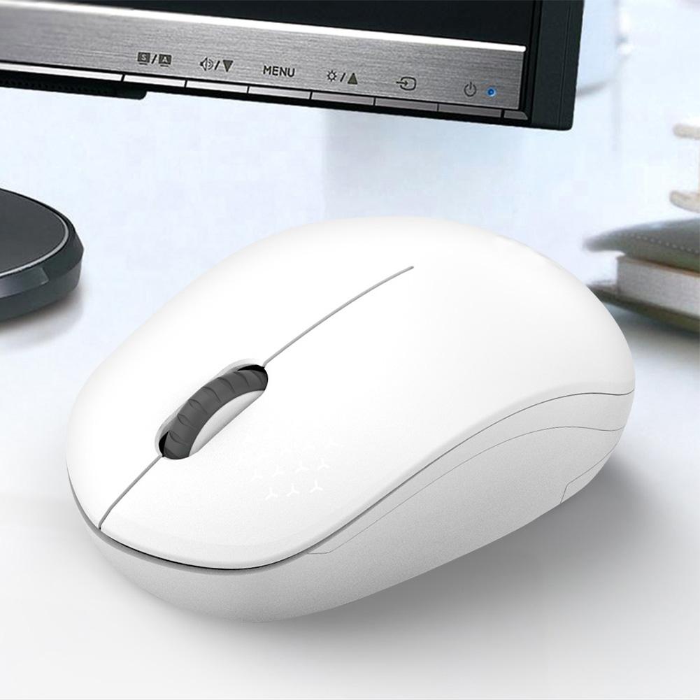 I210 Wireless Mouse Desktop Laptop 2.4G 3Key 3D 1600 DPI Power Saving Mouse (Black)