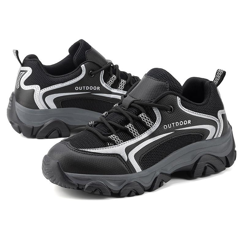

Весенне-осенние походные ботинки для мужчин и женщин, парные, низкие, дышащая сетка, амортизация EVA с отскоком, для активного отдыха, кемпинга, походов 36