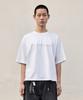 MINIMALPROJECT Signature Silicone Logo Crop Short Sleeve T-Shirt Mst160C [White]