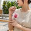 Beads Floral Key Chain Colorful Bag Pendant Lovely Flower Keychain  Kids