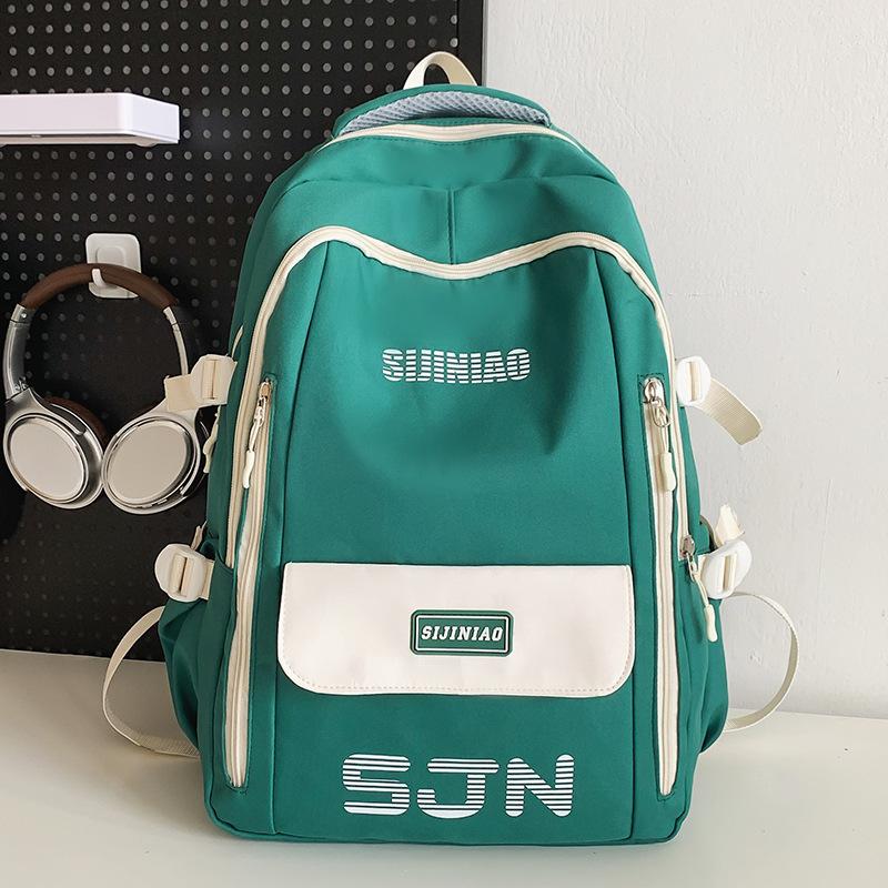 

Школьный рюкзак Детский для учеников начальной школы Девочки Ученики средней школы Студенты колледжа Рюкзак с мужской цветовой гаммой Рюкзак