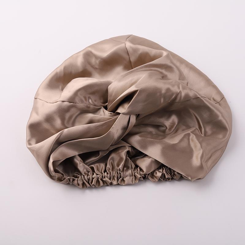 Mulberry Silk Night Cap 19 Momme Women's Solid Sleeping Hat Night Sleep Cap Hair Care Free Shipping World Wide