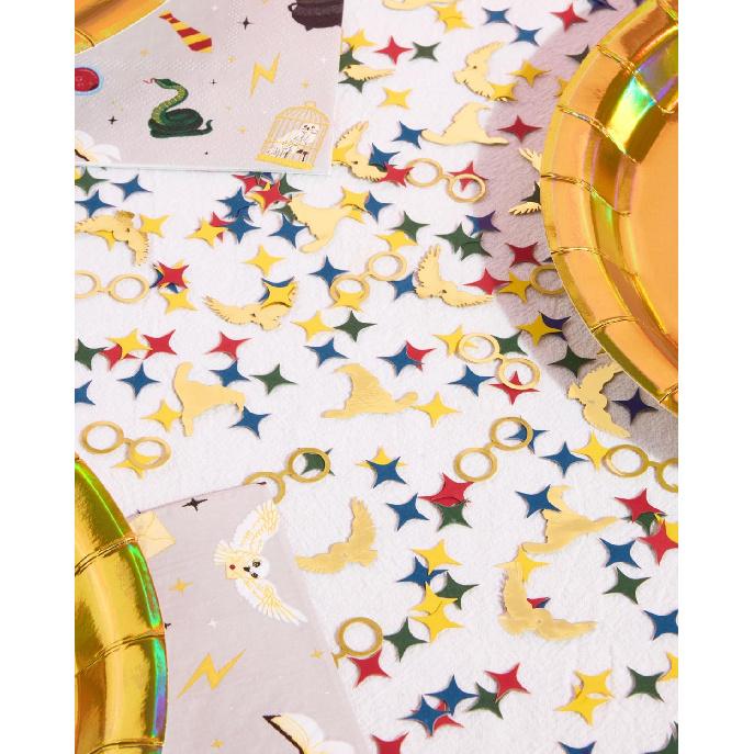 Xo, Fetti Wizard Party Foil Confetti - 200 Pc | Birthday Accessory, Kids Magic Favor, DIY Activity, Bday Decoration, Millennial Table Decor, Glitter