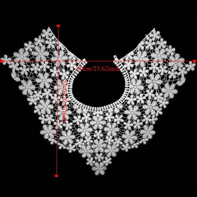 Lace Fabric Hollow Neckline Fashion Shawl Vest Exquisite Fake Neckline Collar  Feminine Decorative