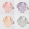 Baby Cotton Romper With Air Layer For Newborns Safe Breathable Infant One Piece For Spring Autumn