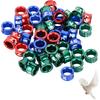 Open Bird Ring Bird Leg Bands Rings Open Bird Leg Rings Aluminum Split Bird Leg Rings Ldentifying Pigeons Training Rings Hibiscus Birds, Parrots,