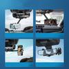 360° Car Rearview Mirror Phone Holder For Car Mount Phone And GPS Rotating Adjustable Telescopic Phone Stand