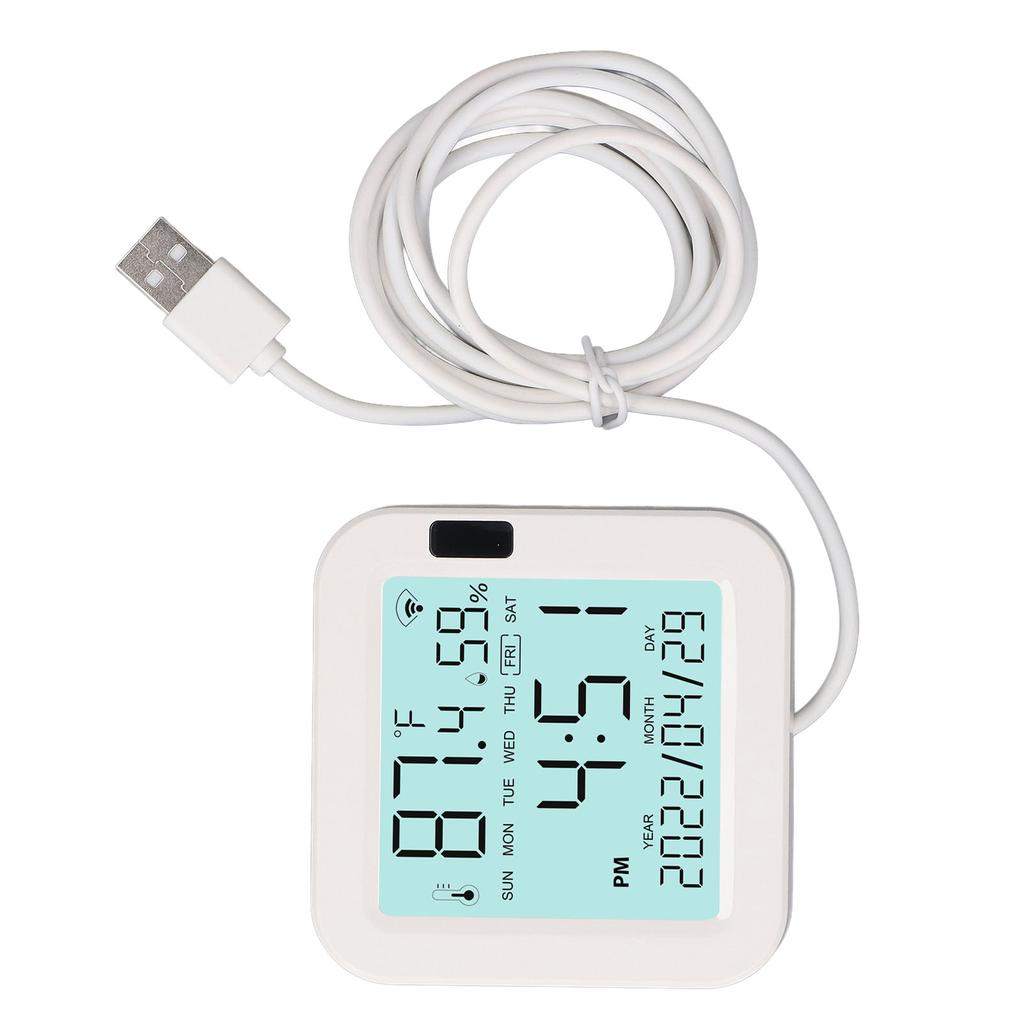 Thermometer Hygrometer LCD Backlit Display 0 to 60 celsius 0percent to 99percent RH Smart Temperature and Humidity