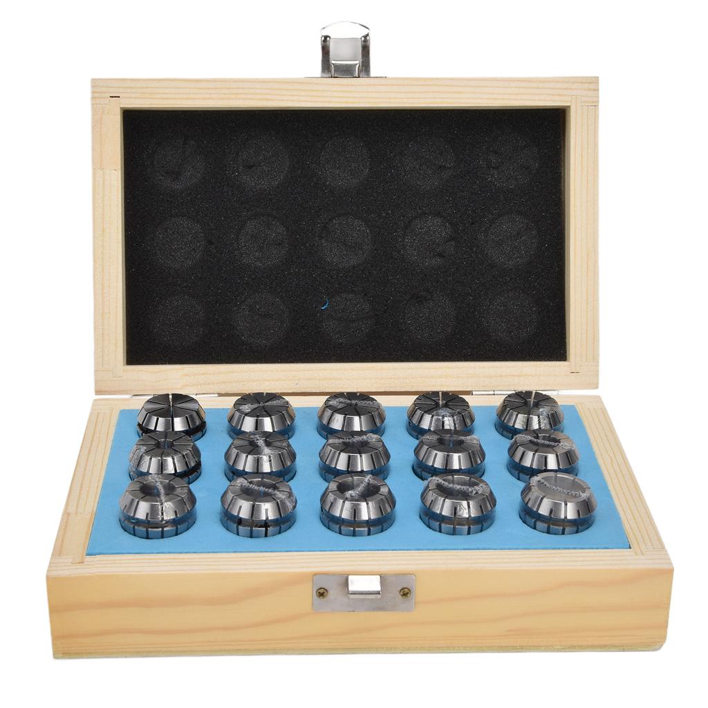 15 Stück ER25 Federzange Hohe Genauigkeit Kohlenstoffstahl Spannfutter CNC Graviermaschinenteile 2?16 mm