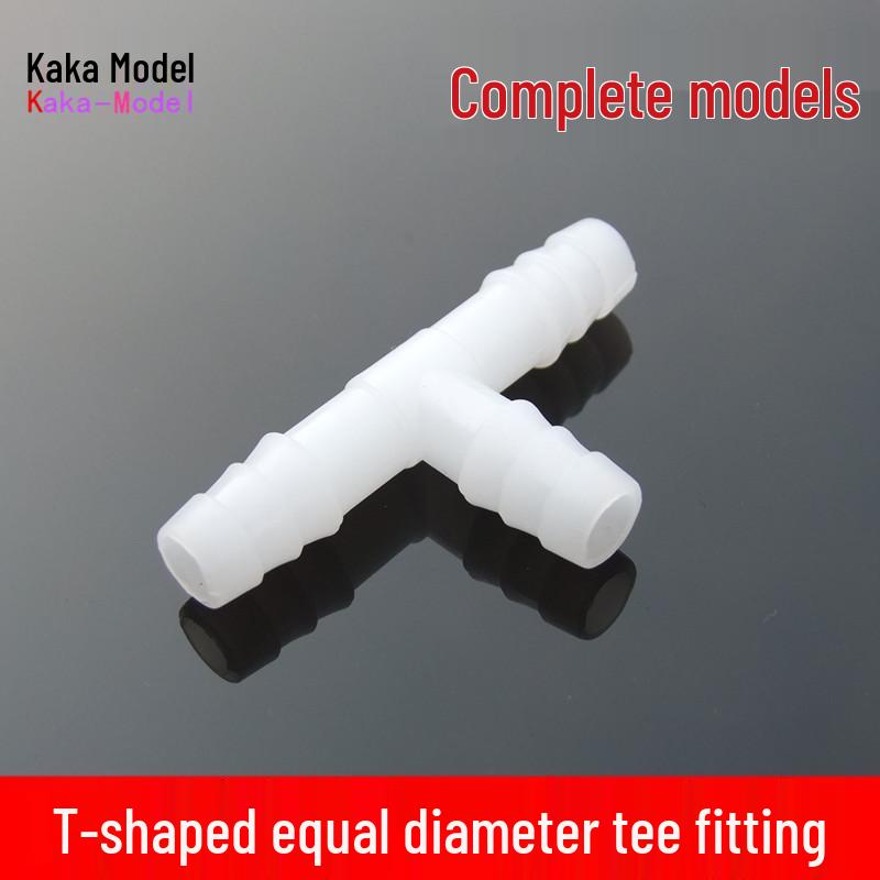 Threaded T-shaped Silicone Tube Connector 4-12mm Air Fittings
