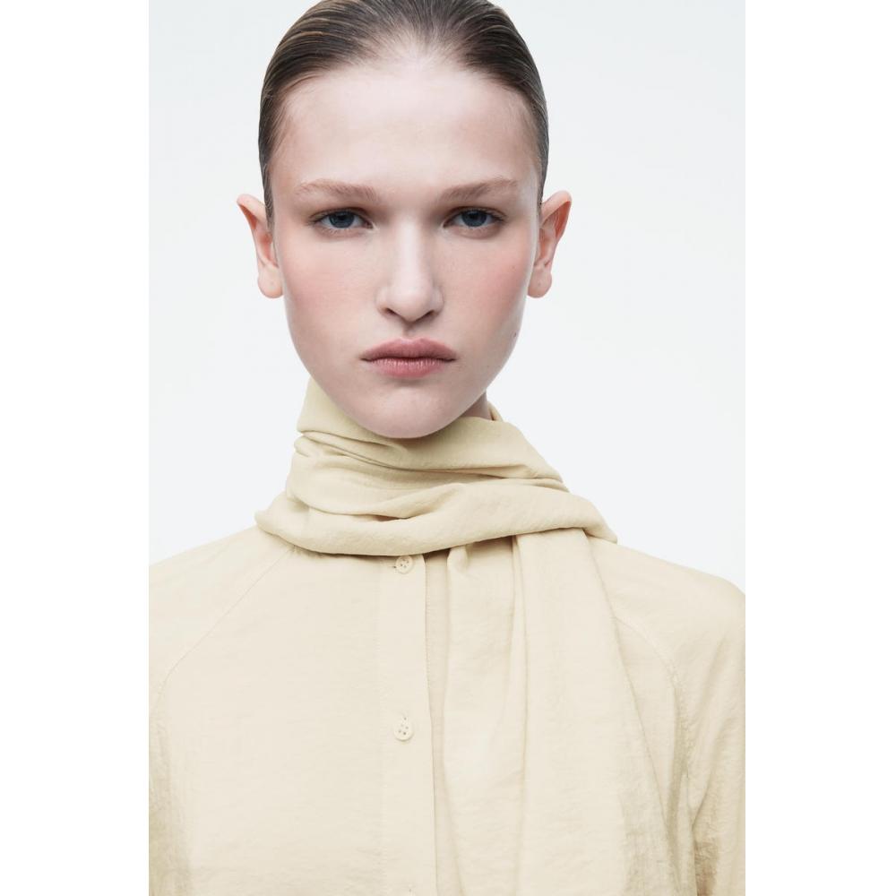 COS Japan Scarf Detail Silk Blouse
