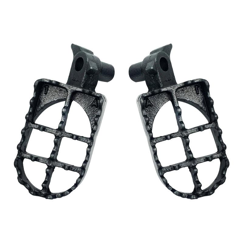 Motorcycle Gunmetal Black Foot Pegs for Yamaha WR250F 2001-2012 YZ125 1999-2013 Gas Gas Enducross EC 300 1999-2005