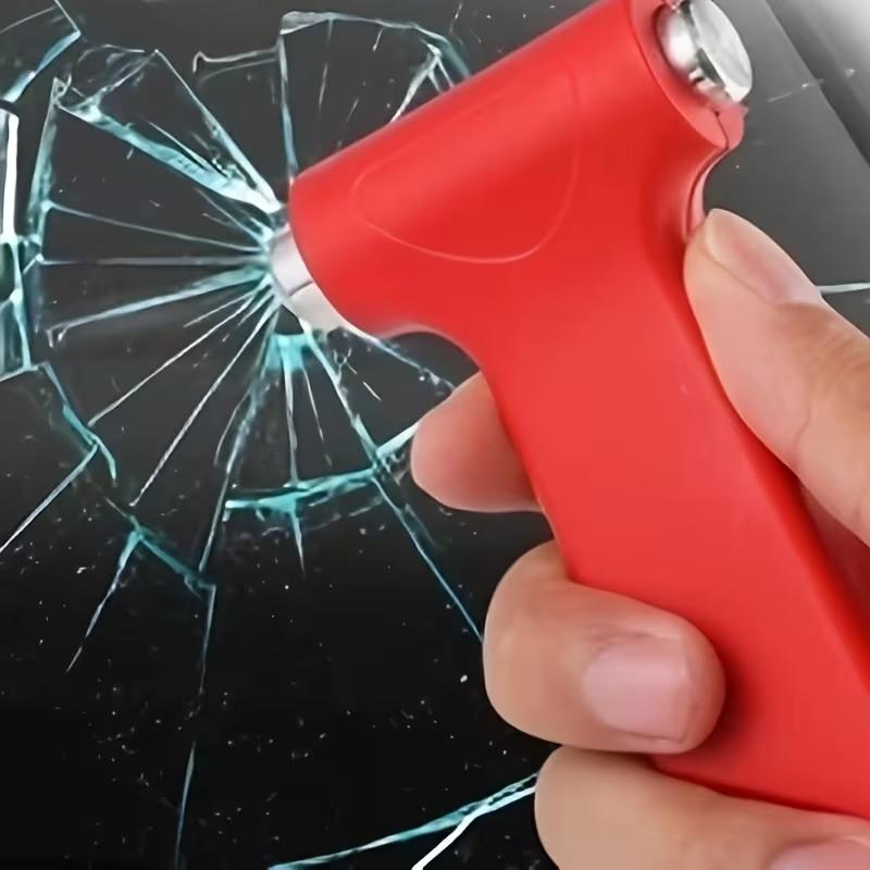 2-piece three in one car multifunctional safety hammer, equipped with emergency window breaker and sharp seat belt cutter