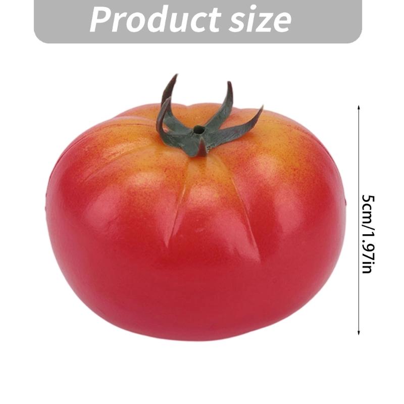 Artificial Tomato Decoration Simulation Vegetable Model for Fall Harvest Basket Display, Window Styling, and Photography Arrangements