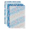 Kawasumi Washi Special Selection Blue Chiyogami Yuzen Washi B4 X 8 Patterns Hand-Dyed Paper, Size, 25.7 36.4 Cm,