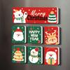 Creative Christmas Refrigerator Magnet Set