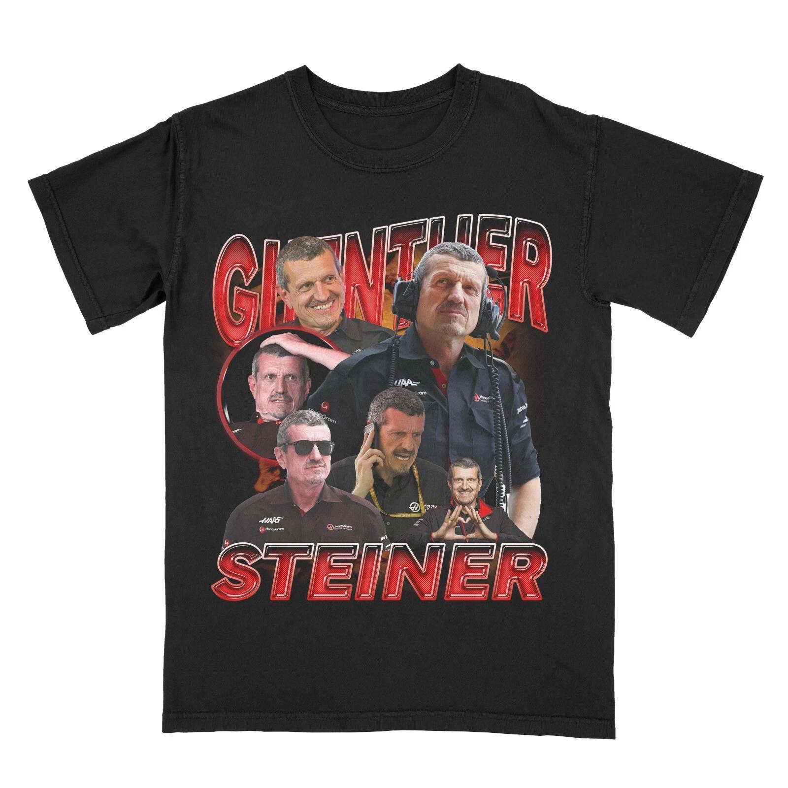 Guenther Steiner Vintage Shirt 90s Bootleg Shirt Formula 1 Racing BEST ON EBAY M
