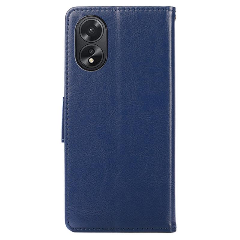 For OPPO A38 4G/A18 4G Case Anti-scratch TPU+PU Leather Wallet Stand Cell Phone Cover