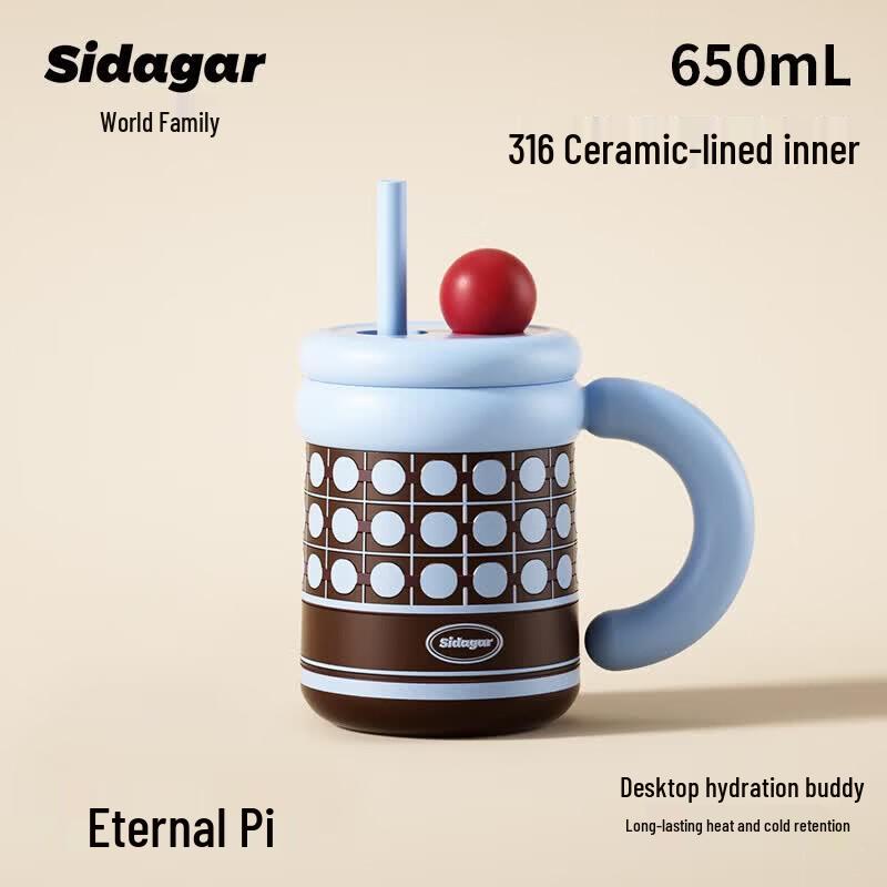 Shidajia 650ml Portable Stainless Steel Thermos Water Bottle