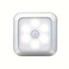 1pc 6LED Wireless Motion Sensor Night Light, LED Wall Lamp for Bedroom, Corridor, Cabinet Under Light, Indoor Decoration(3 AAA, Not Included)
