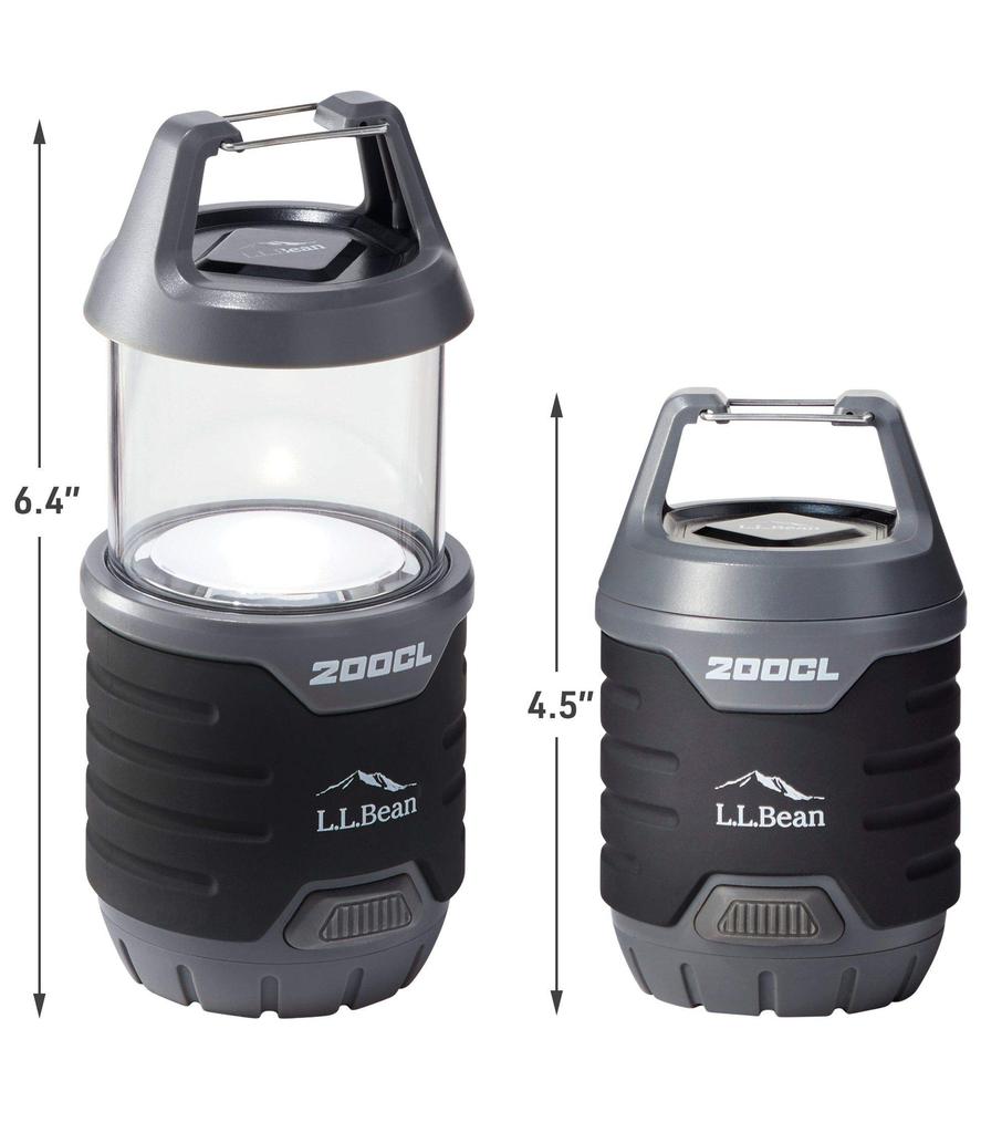 L.L.Bean Sporting Goods L.L.Bean Trailblazer 200 Collapsible Lantern (Gray) 1000005741