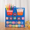 Children's Cartoon DIY Felt Learning Board for Early Education and Arithmetic