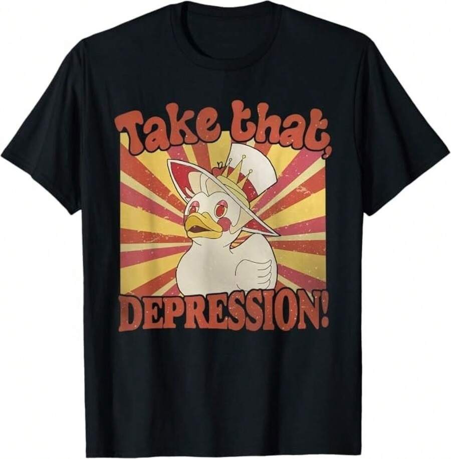 

Duck Duck Retro Style Vintage Graphic Tee S разноцветный