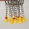 Portachiavi con Ciondolo Anatra Gialla Animale Carino Moda Acciaio Inossidabile Portachiavi Gioielli Portachiavi Per Donne Uomini Accessori Borse Regalo