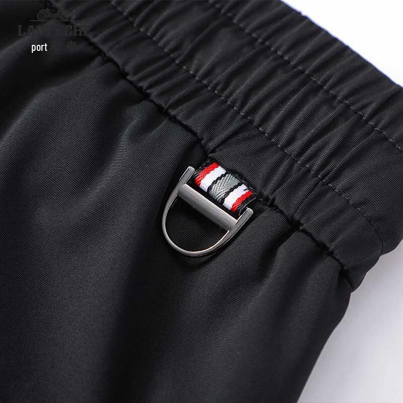Men's Ice Silk Elastic Straight-Fit Casual Pants