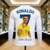 2026 Nová Horká Novinka Cristiano Ronaldo Módní Potisk Vzor Pánské Fanouškovské Památeční Dlouhý Rukáv Dětské Venkovní Sportovní