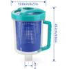 With 5 Skimmer Socks Inline Pool Leaf Canister Leaf Trap for Swimming Pool  Pool Drainer