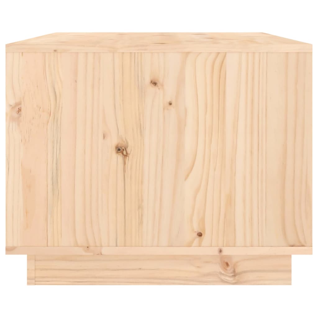  Coffee Table, 80x50x40 Cm, Solid Pine Wood