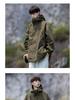 Men's Black Hooded Windproof Jacket: Spring/Autumn Japanese Trendy Loose Fit Mountaineering Workwear