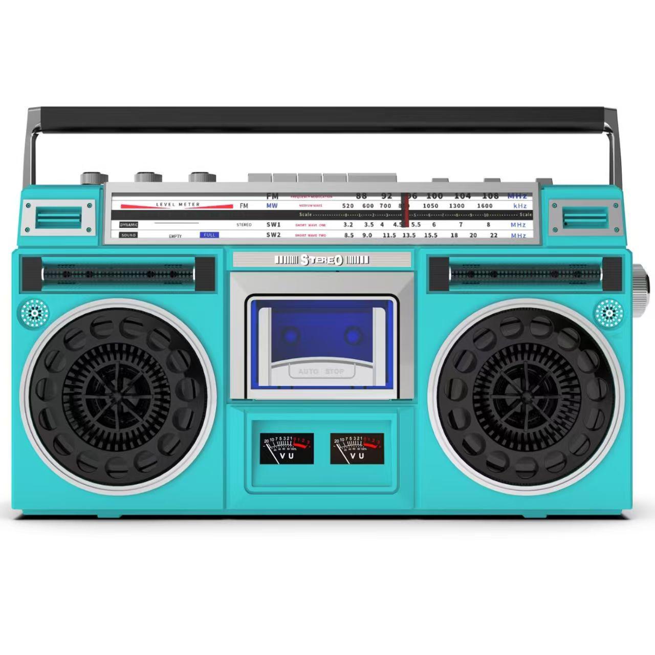 

Retro Bluetooth Cassette Player & Recorder - Vintage Style All-in-One Stereo